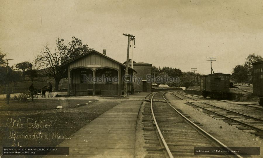 Postcard: The Station, Bernardston, Massachusetts